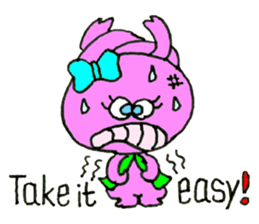 Bunny Larry and Piki - ENGLISH sticker #8282485