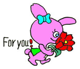 Bunny Larry and Piki - ENGLISH sticker #8282486