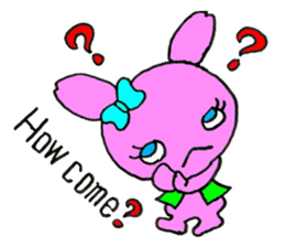 Bunny Larry and Piki - ENGLISH sticker #8282488