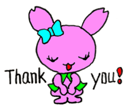 Bunny Larry and Piki - ENGLISH sticker #8282489