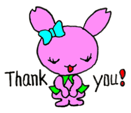 Bunny Larry and Piki - ENGLISH sticker #8282489