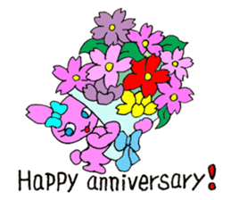 Bunny Larry and Piki - ENGLISH sticker #8282491