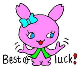 Bunny Larry and Piki - ENGLISH sticker #8282493