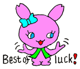 Bunny Larry and Piki - ENGLISH sticker #8282493