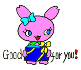 Bunny Larry and Piki - ENGLISH sticker #8282497