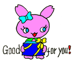Bunny Larry and Piki - ENGLISH sticker #8282497