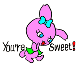 Bunny Larry and Piki - ENGLISH sticker #8282498