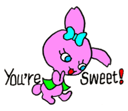 Bunny Larry and Piki - ENGLISH sticker #8282498