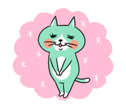 Mint cat sticker #8282667