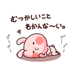 Rabbit is own pace. sticker #8283998