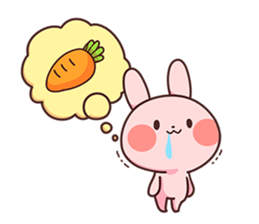 Rabbit is own pace. sticker #8283999