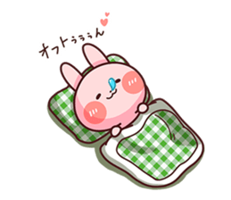 Rabbit is own pace. sticker #8284004