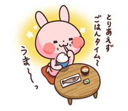 Rabbit is own pace. sticker #8284006