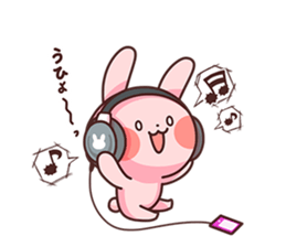 Rabbit is own pace. sticker #8284011