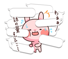 Rabbit is own pace. sticker #8284015