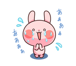 Rabbit is own pace. sticker #8284019