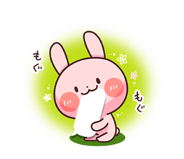 Rabbit is own pace. sticker #8284022