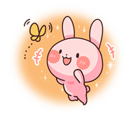 Rabbit is own pace. sticker #8284027