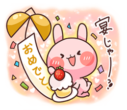 Rabbit is own pace. sticker #8284029