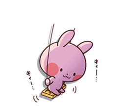 Rabbit is own pace. sticker #8284032