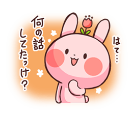 Rabbit is own pace. sticker #8284033