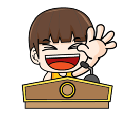 Actually I'm funny (EN) sticker #8284205