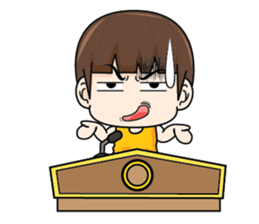 Actually I'm funny (EN) sticker #8284211