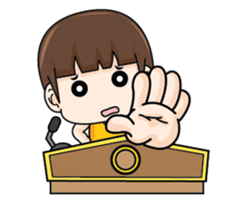 Actually I'm funny (EN) sticker #8284221