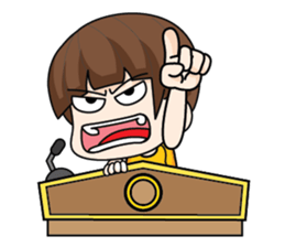 Actually I'm funny (EN) sticker #8284229