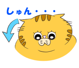 kawaii red tabby cat 2!!! sticker #8284365