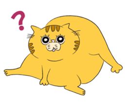 kawaii red tabby cat 2!!! sticker #8284369