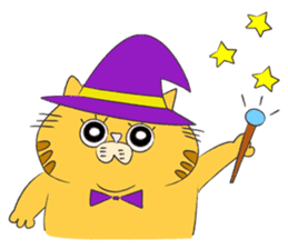 kawaii red tabby cat 2!!! sticker #8284385