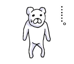 Irksome bear. sticker #8284434