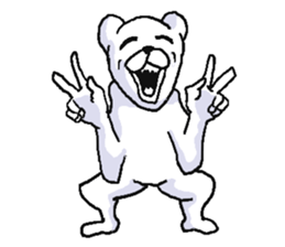 Irksome bear. sticker #8284435
