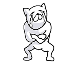 Annoying cats sticker. sticker #8284469