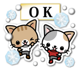 Japanese Style Cat Sticker 4 sticker #8284524