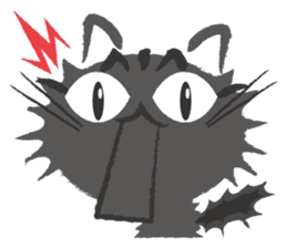 Miss AB Chiao & 3 cats. sticker #8285036