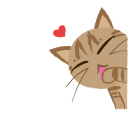 Miss AB Chiao & 3 cats. sticker #8285050