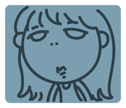 Miss AB Chiao & 3 cats. sticker #8285065