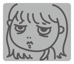 Miss AB Chiao & 3 cats. sticker #8285067