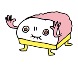 tofu and fishcake sticker #8285118