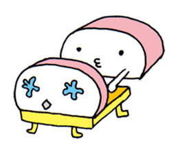 tofu and fishcake sticker #8285119