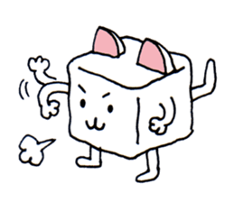 tofu and fishcake sticker #8285129