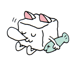 tofu and fishcake sticker #8285130