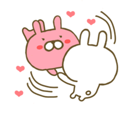 Rabbit Usahina Love sticker #8285159