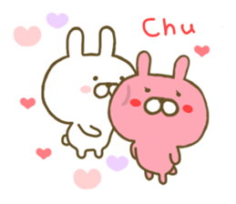 Rabbit Usahina Love sticker #8285175