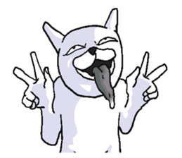 Very annoying rabbit! sticker #8285355