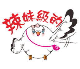 Fat pigeons pass messages sticker #8285381