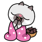 A timid cat, Oddi sticker #8285397