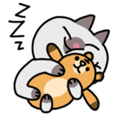 A timid cat, Oddi sticker #8285403